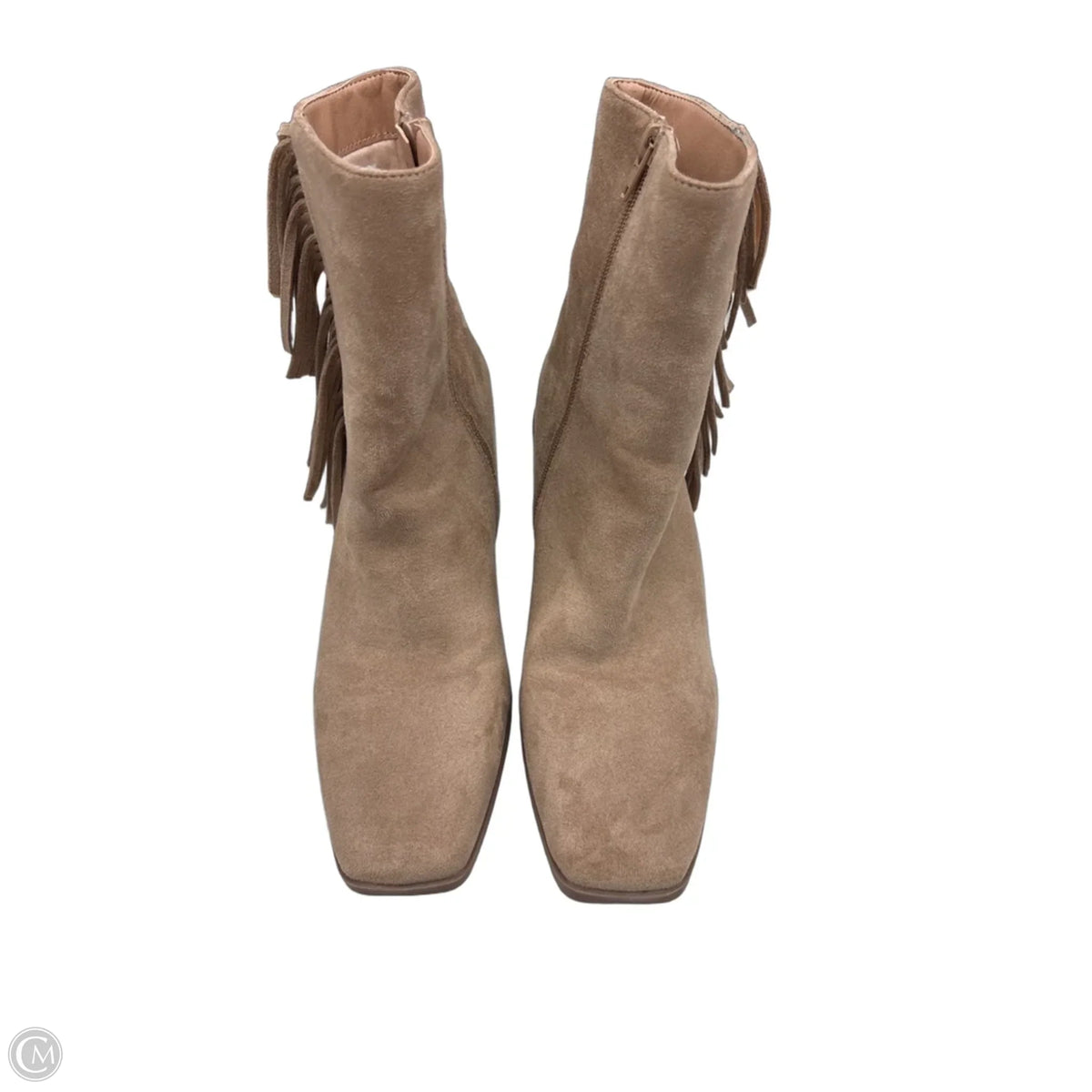 Boots Ankle Heels By Journee In Tan, Size: 8