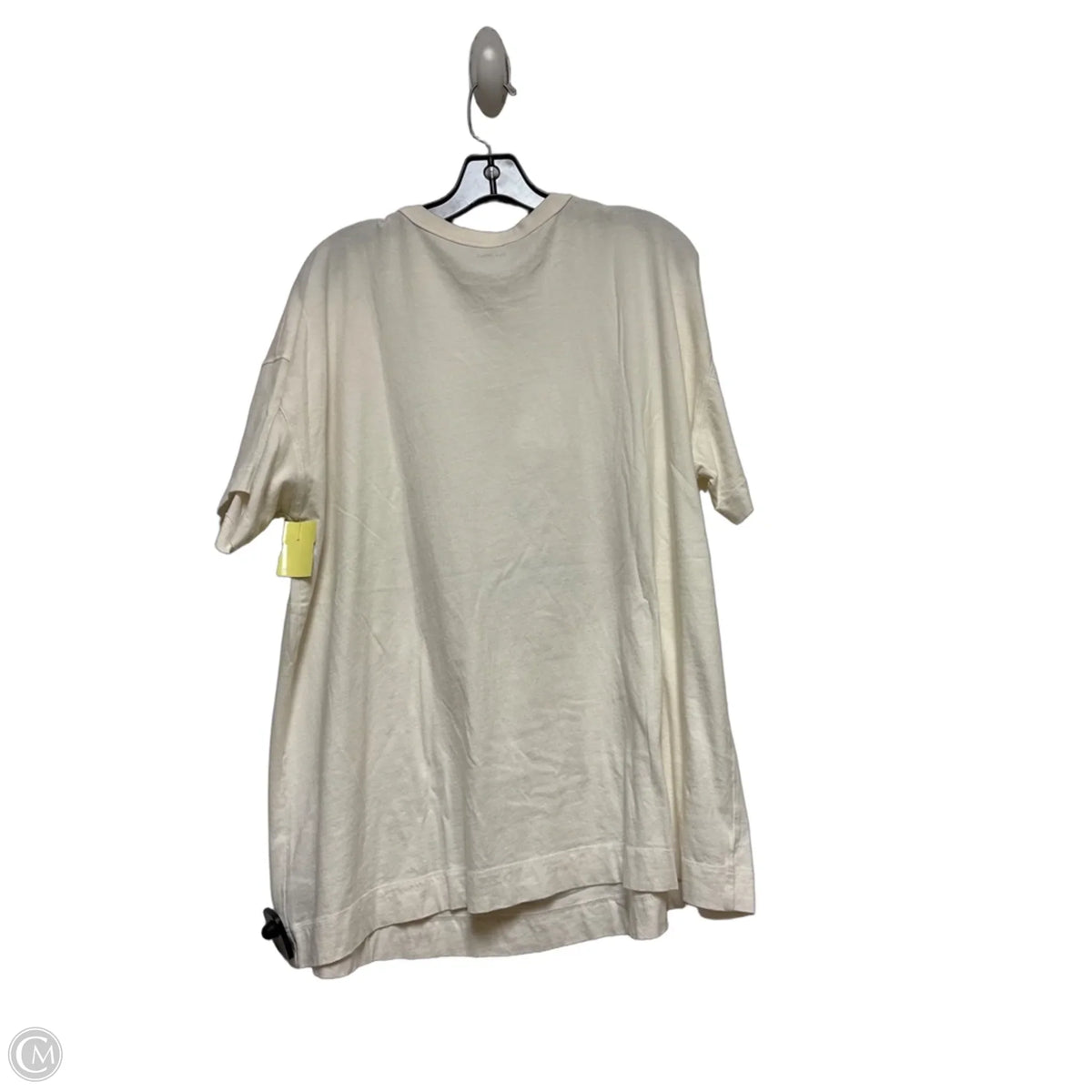 Top Short Sleeve Basic By Old Navy In Cream, Size: Xl