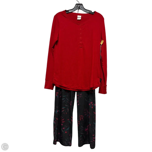 Pajamas 2pc By Stars Above In Black & Red, Size: S