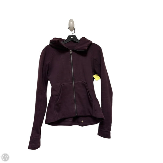 Athletic Jacket By Lululemon In Purple, Size: S