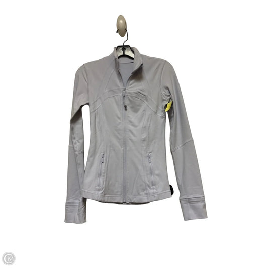 Athletic Jacket By Lululemon In Blue, Size: 4