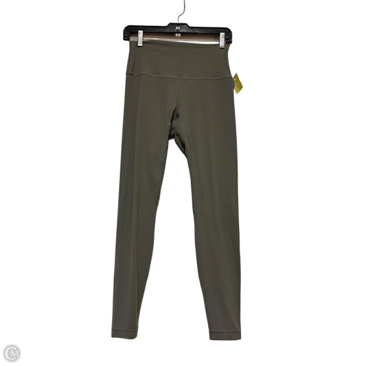 Athletic Leggings By Lululemon In Green, Size: 8