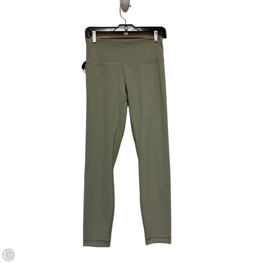 Athletic Leggings By Lululemon In Green, Size: 8