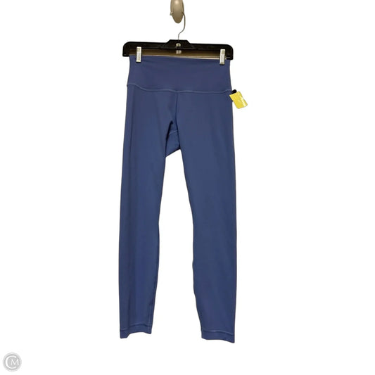 Athletic Leggings By Lululemon In Blue, Size: 8