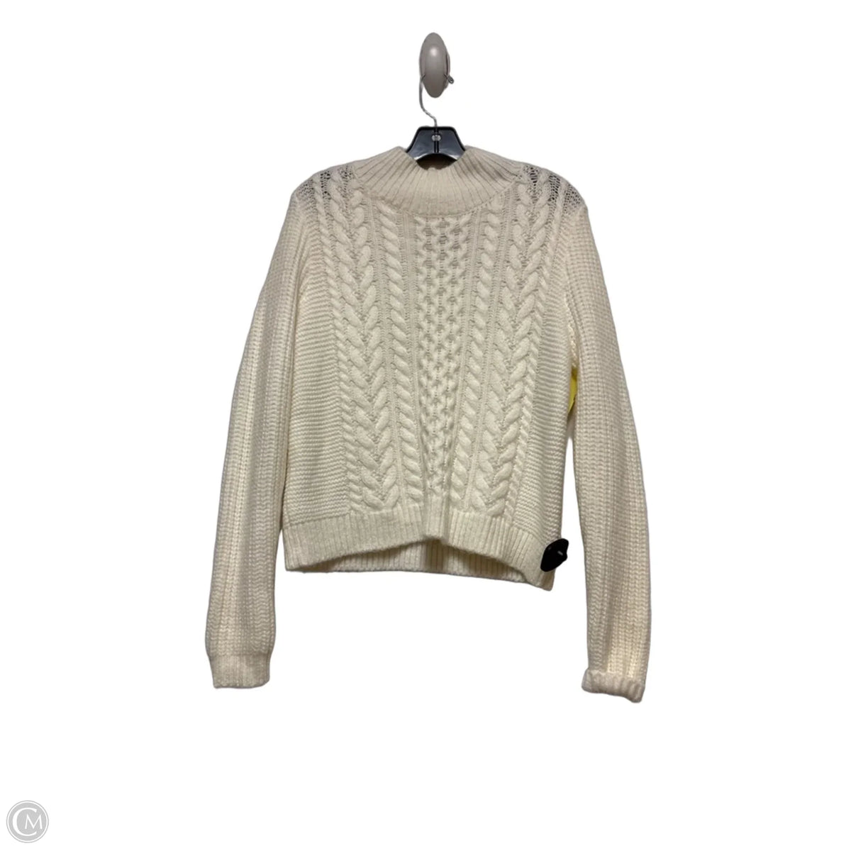 Sweater By Loft In Cream, Size: S