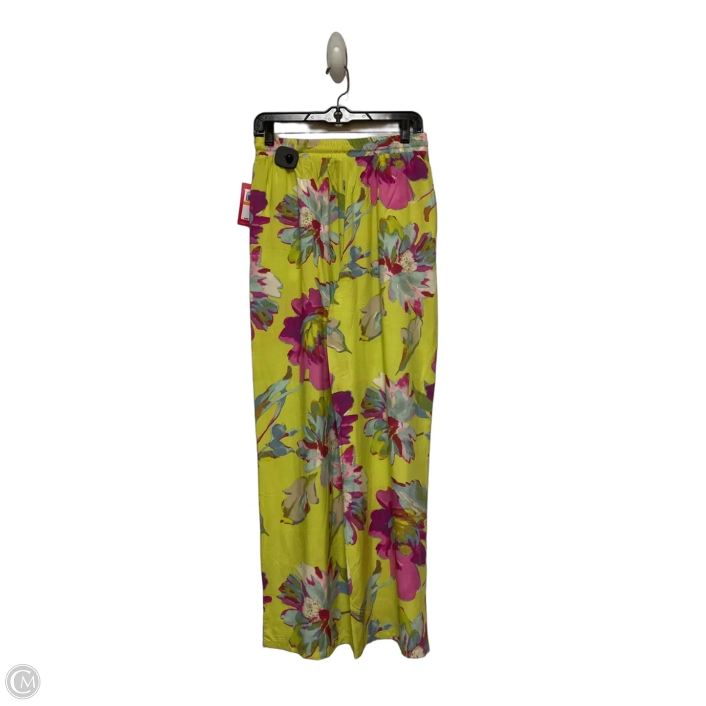 Pants Wide Leg By Vince Camuto In Green & Pink, Size: 4