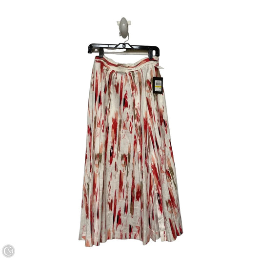 Skirt Maxi By Dkny In Cream & Red, Size: M