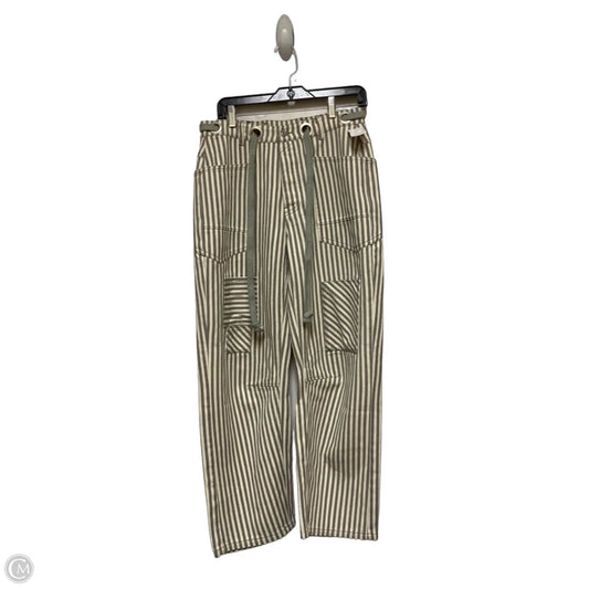 Jeans Wide Leg By Clothes Mentor In Striped Pattern, Size: 4