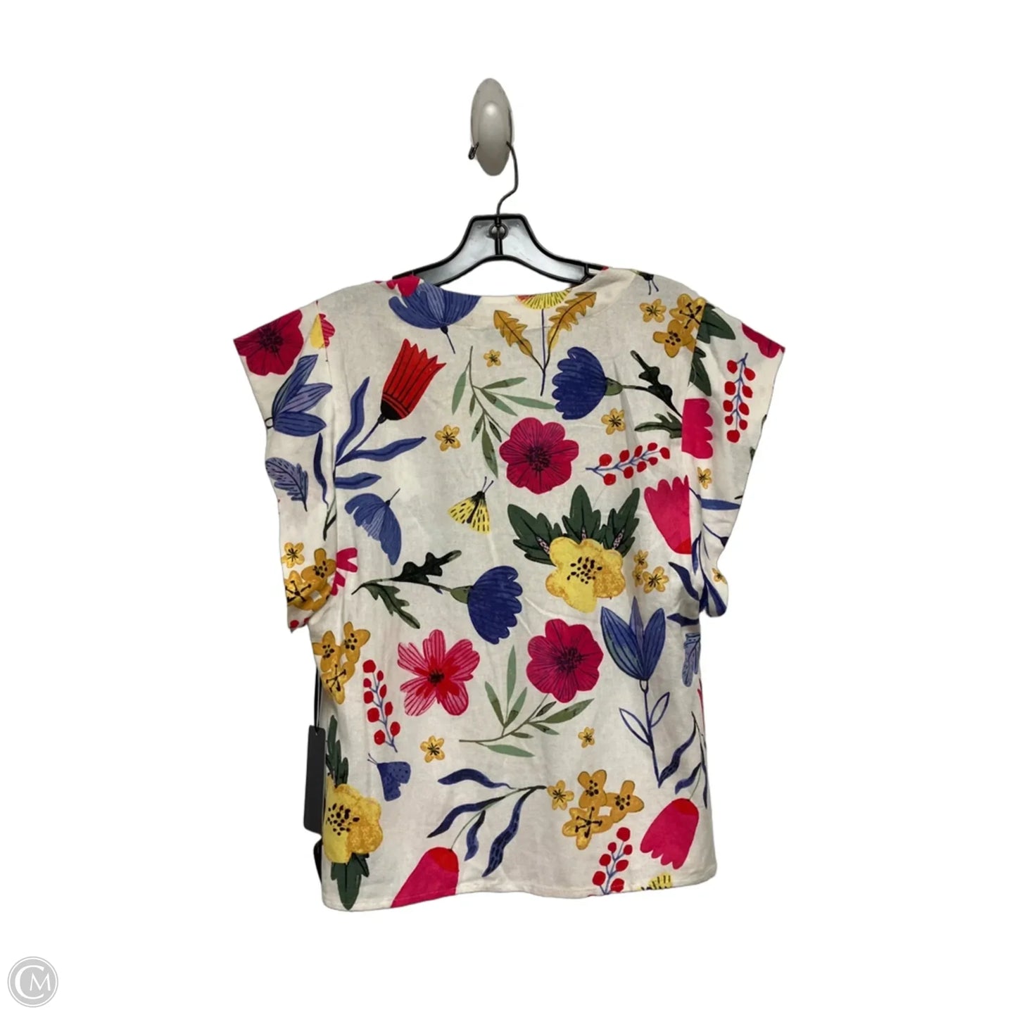 Top Short Sleeve By Rachel Roy In Floral Print, Size: S