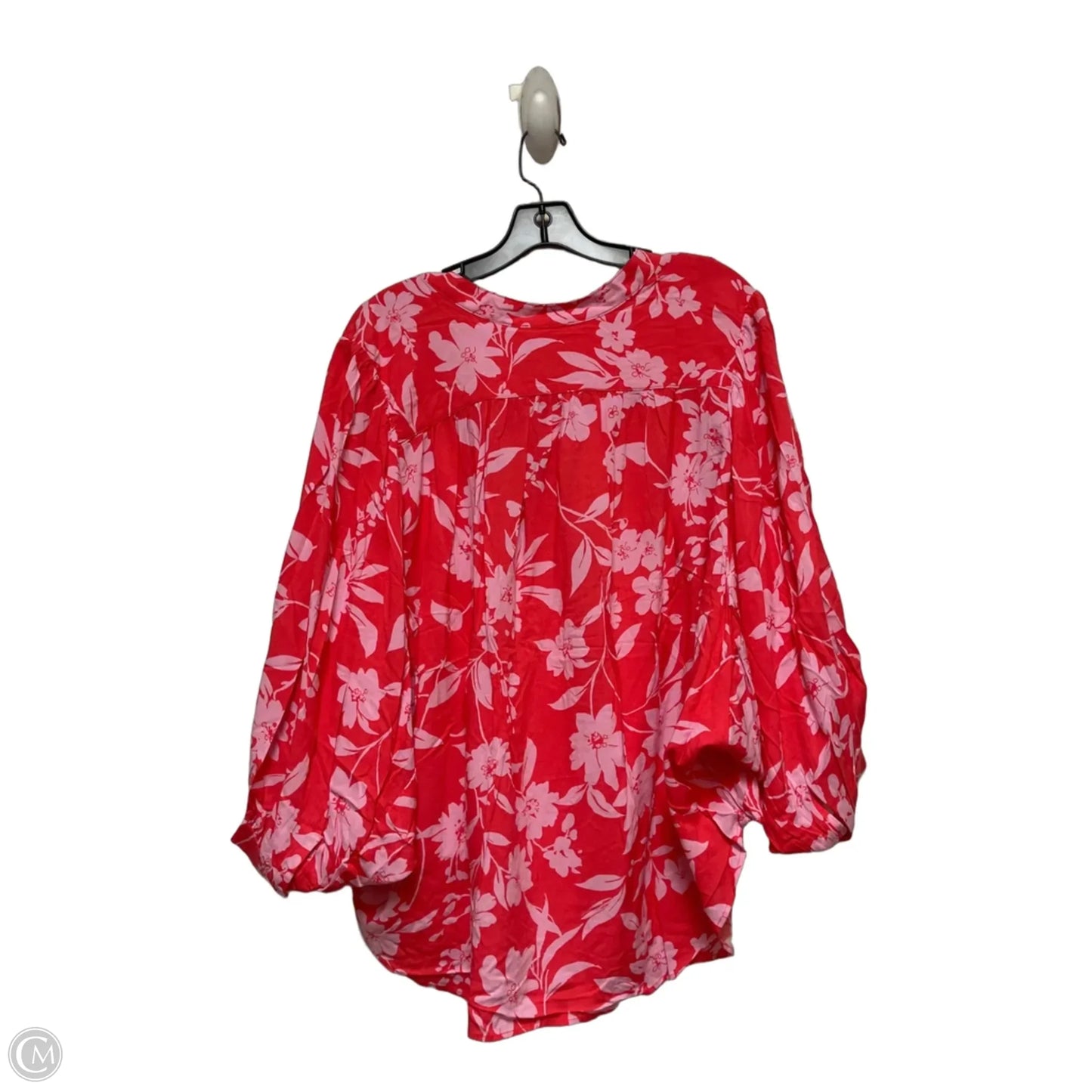 Top Long Sleeve By Easel In Pink, Size: S