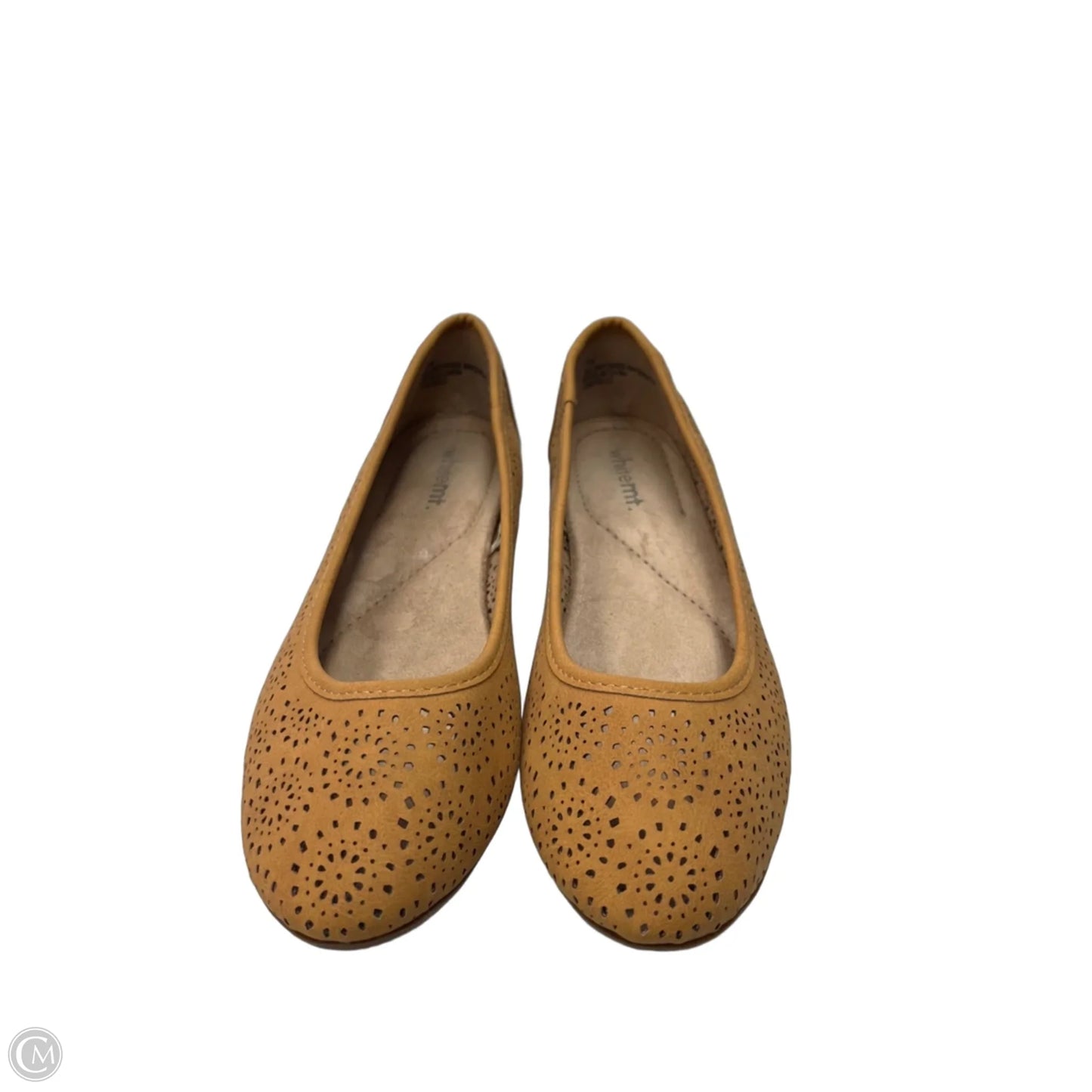 Sandals Flats By Clothes Mentor In Yellow, Size: 7