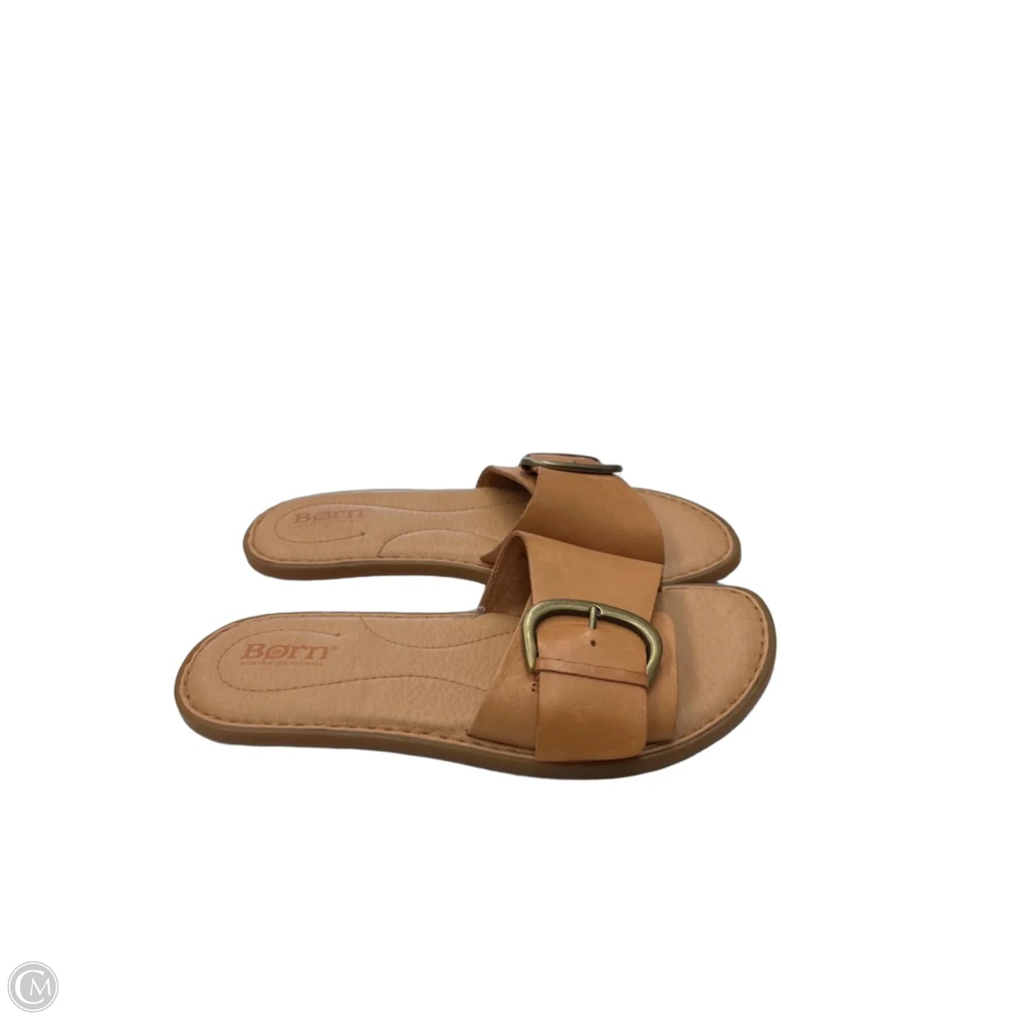 Sandals Flats By Born In Brown, Size: 7