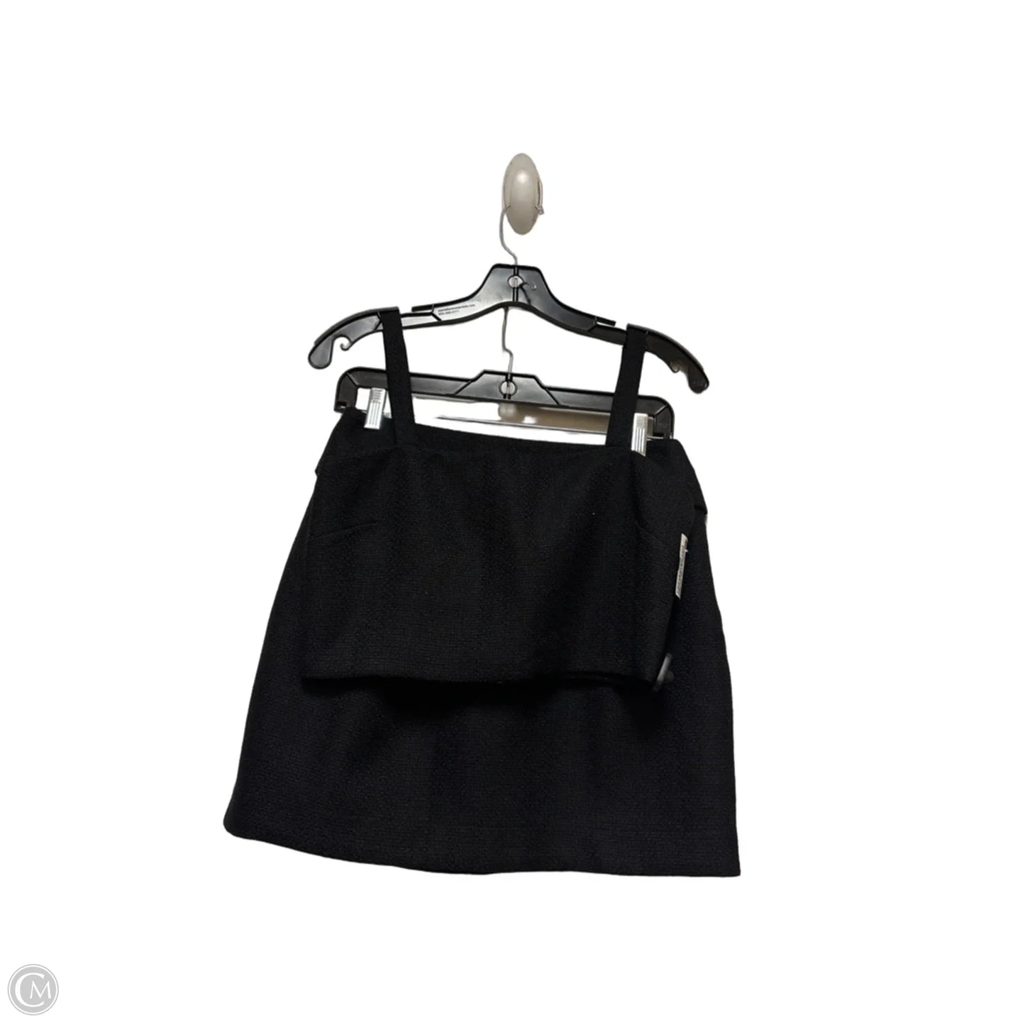 Skirt Set 2pc By Clothes Mentor In Black, Size: 4