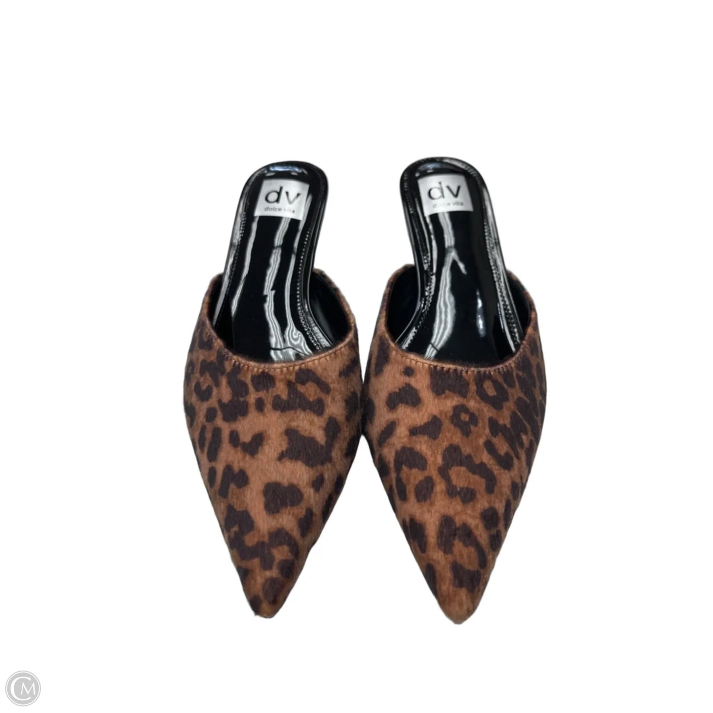 Sandals Heels Kitten By Dolce Vita In Animal Print, Size: 7.5