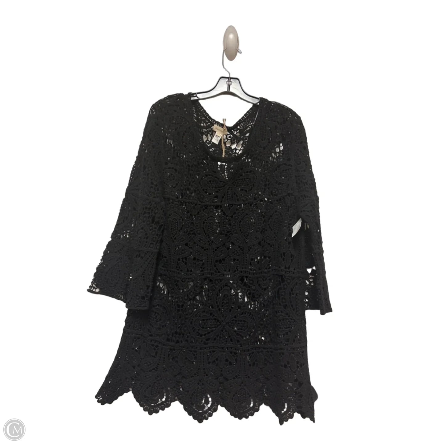 Top Long Sleeve By World Market In Black, Size: L