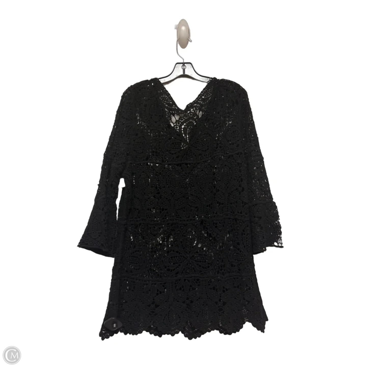 Top Long Sleeve By World Market In Black, Size: L