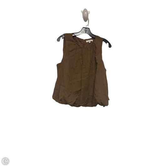 Top Sleeveless By June & Hudson In Brown, Size: Xl