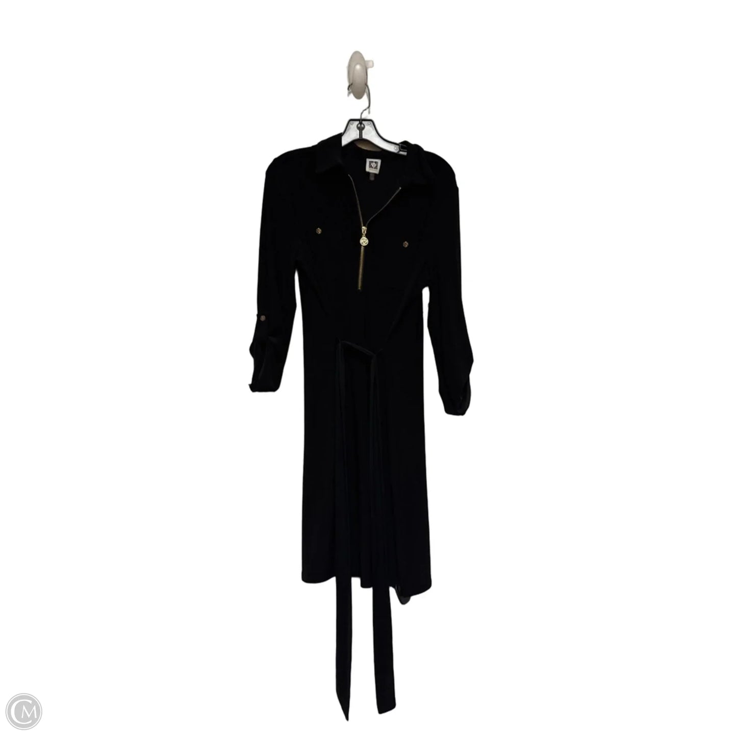 Dress Casual Midi By Anne Klein In Black, Size: M