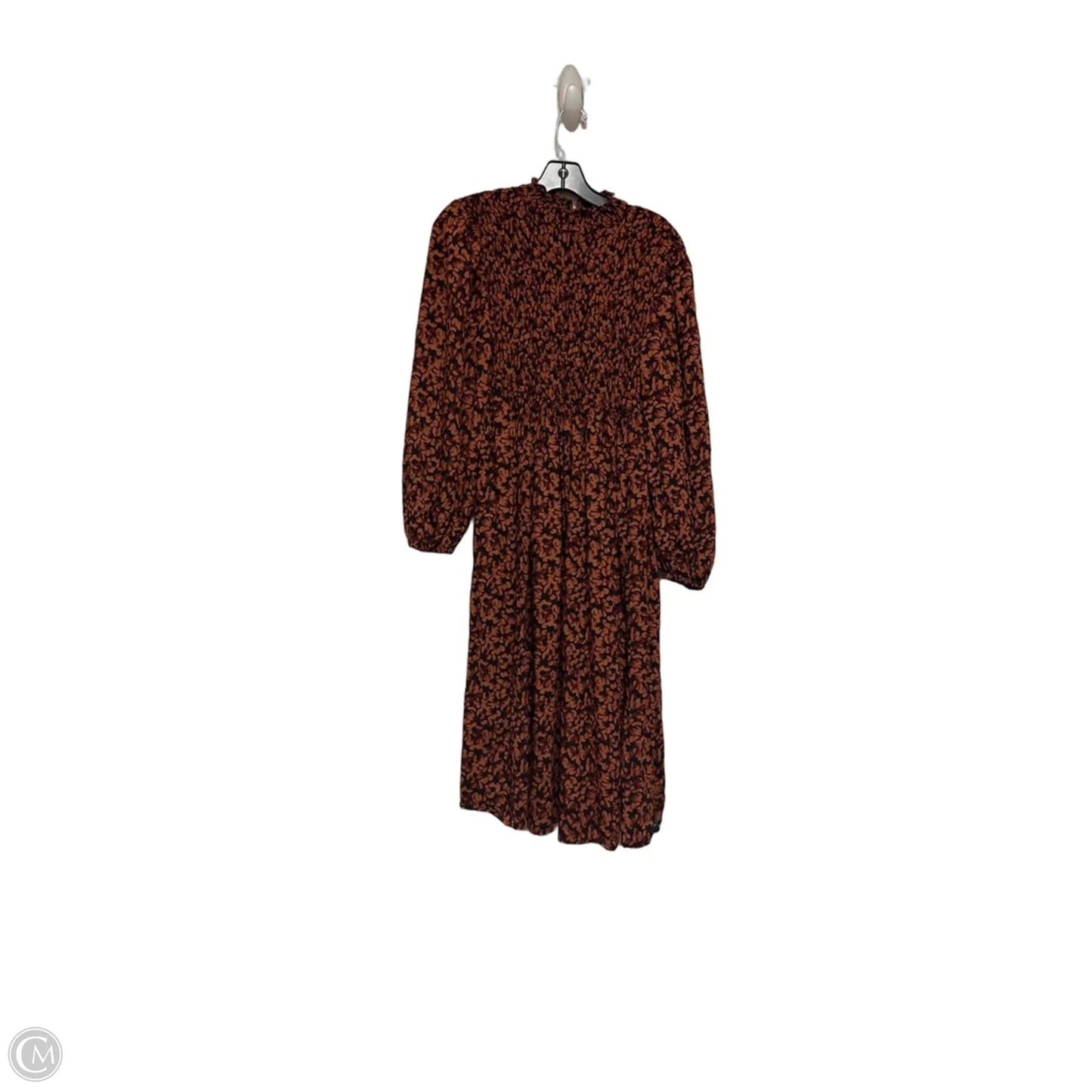 Dress Casual Midi By A New Day In Brown, Size: S