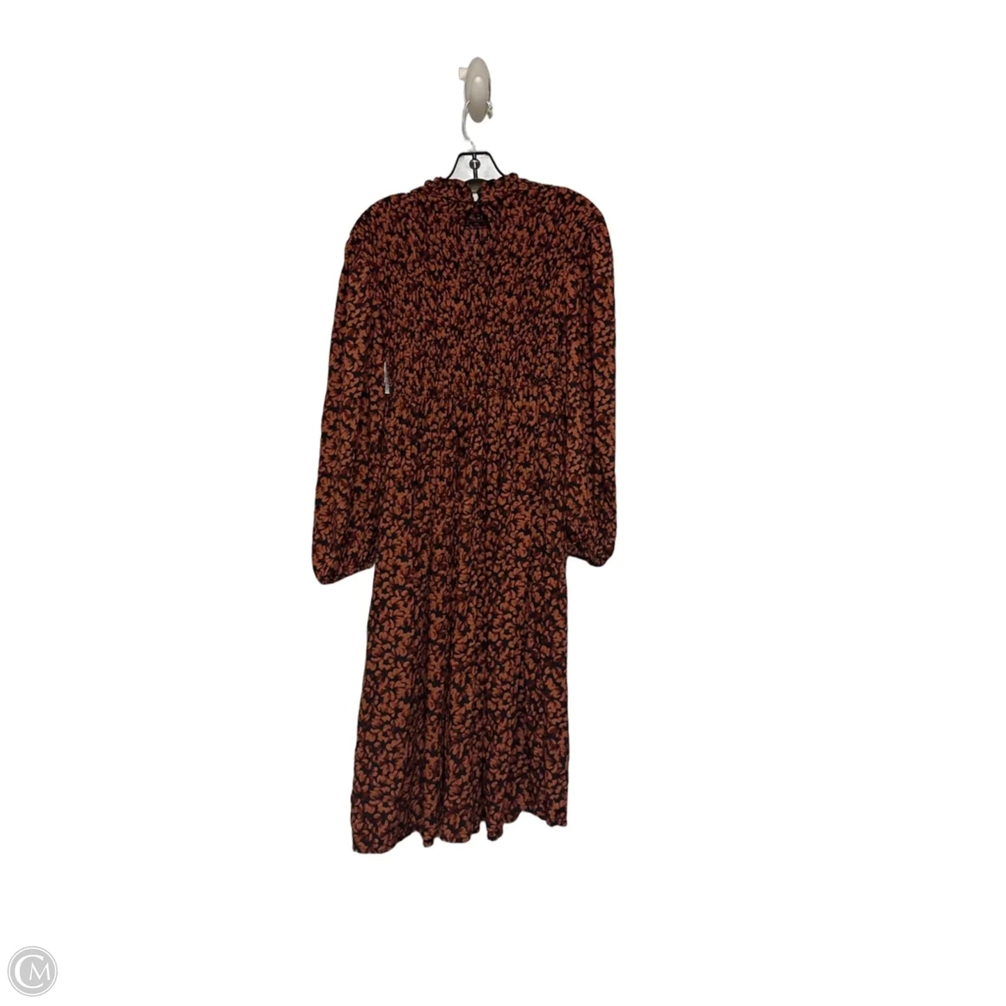 Dress Casual Midi By A New Day In Brown, Size: S