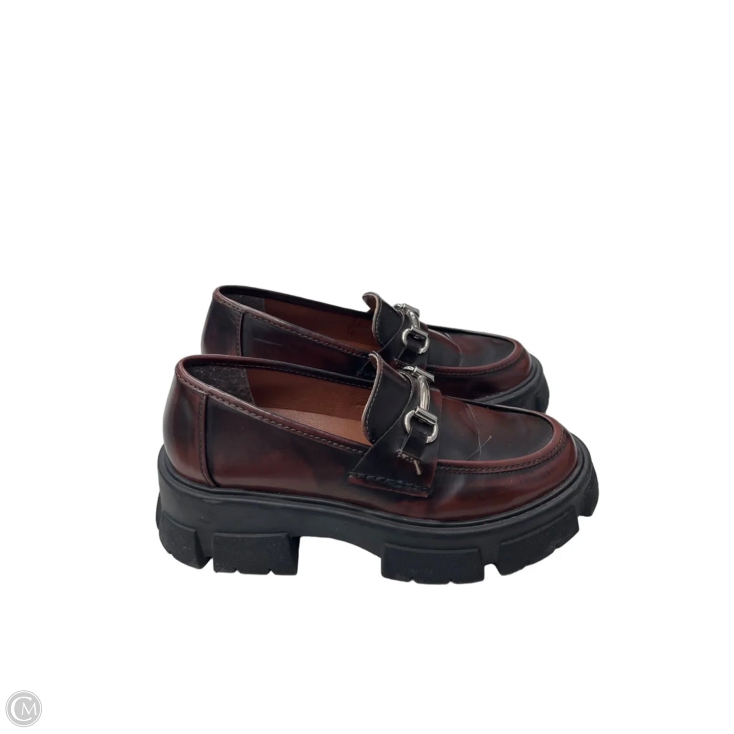 Shoes Heels Platform By Steve Madden In Brown, Size: 6