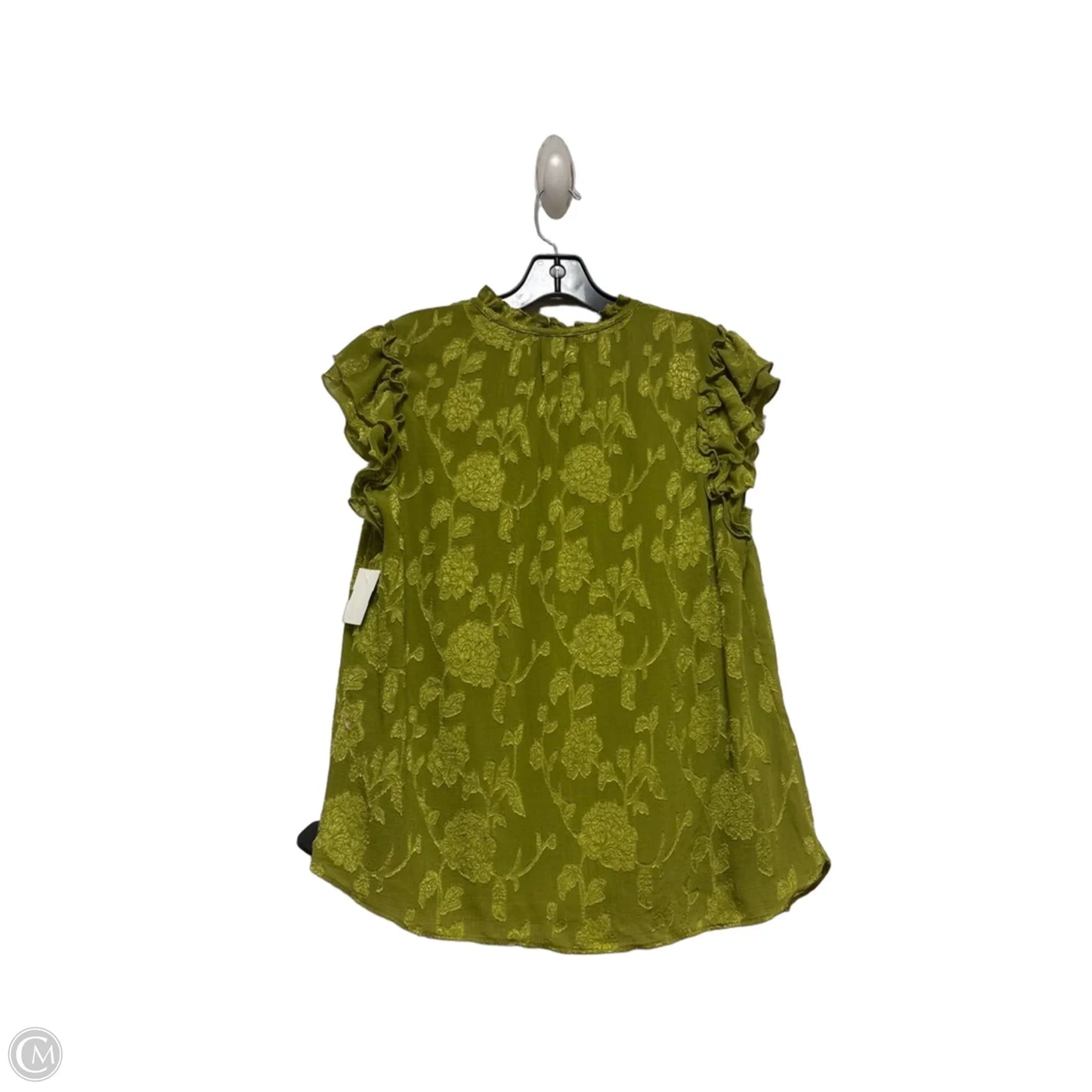 Top Sleeveless By Clothes Mentor In Green, Size: L