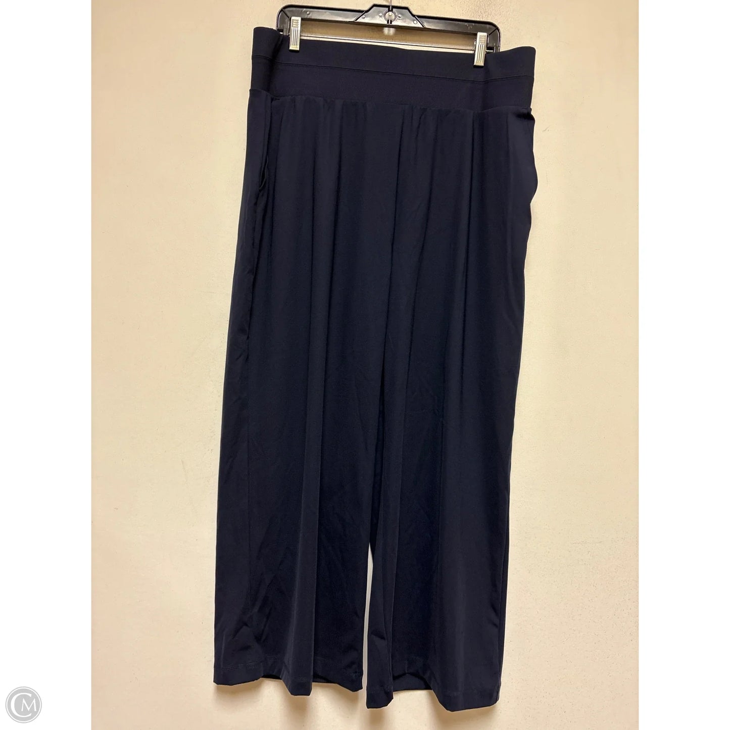 Athletic Pants By Talbots In Navy, Size: M