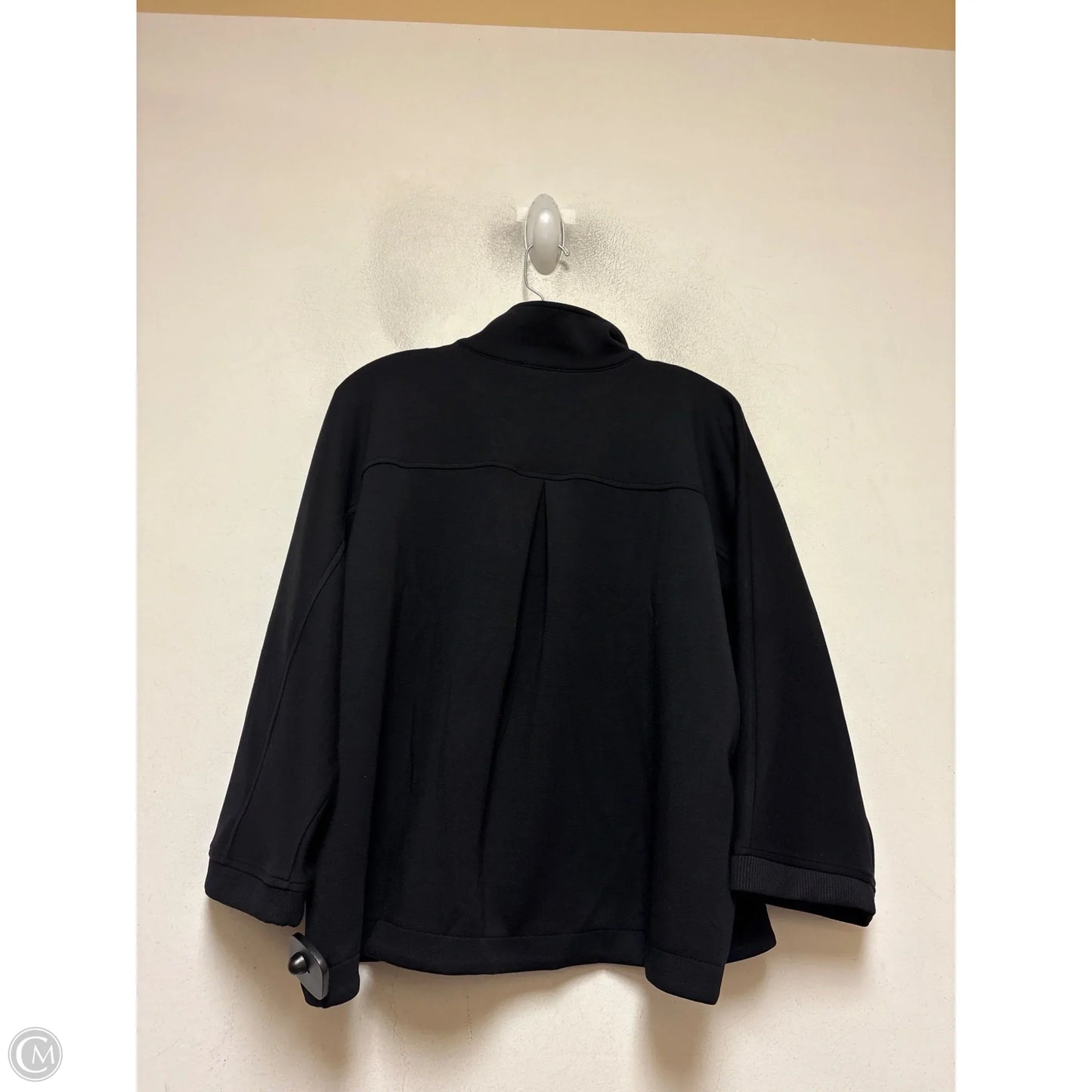 Athletic Jacket By Talbots In Black, Size: Xl
