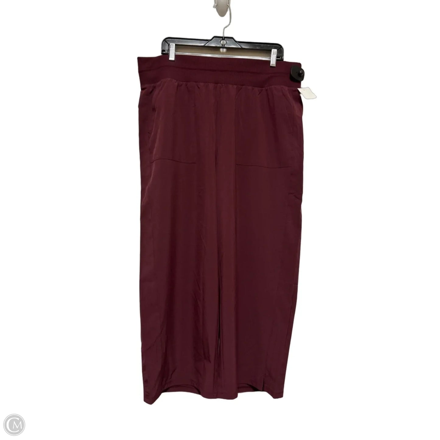 Athletic Pants By Talbots In Maroon, Size: Xl