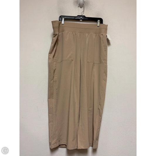 Athletic Pants By Talbots In Tan, Size: Xl