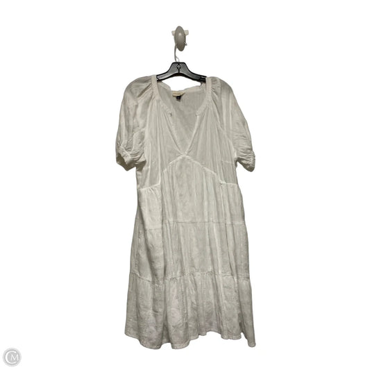 Dress Casual Short By Universal Thread In White, Size: Xxl