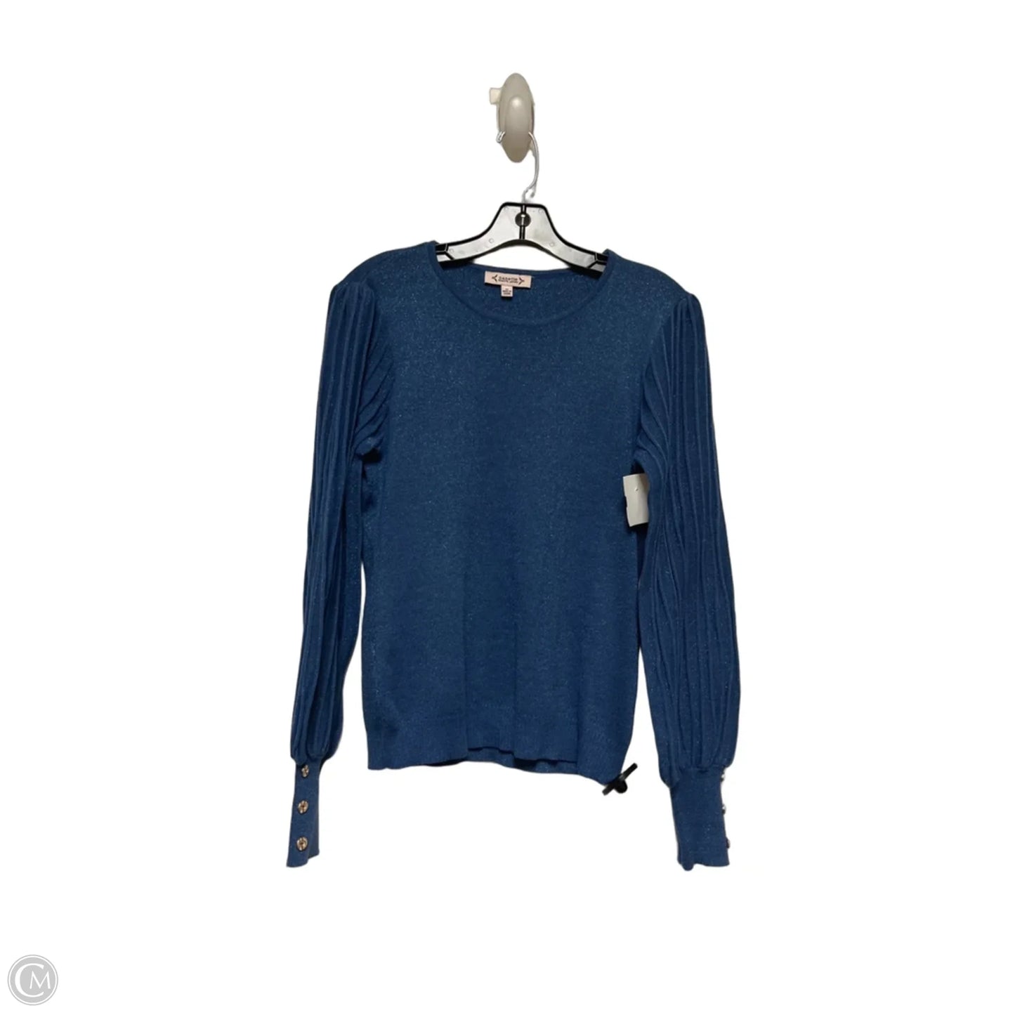 Top Long Sleeve By Nanette By Nanette Lepore In Blue, Size: M