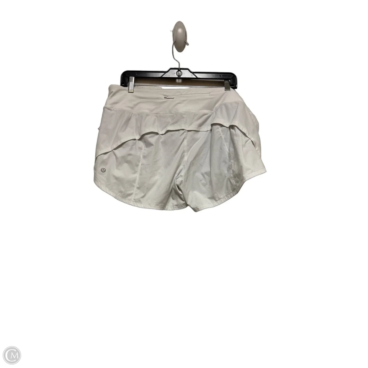 Athletic Shorts By Lululemon In White, Size: 14