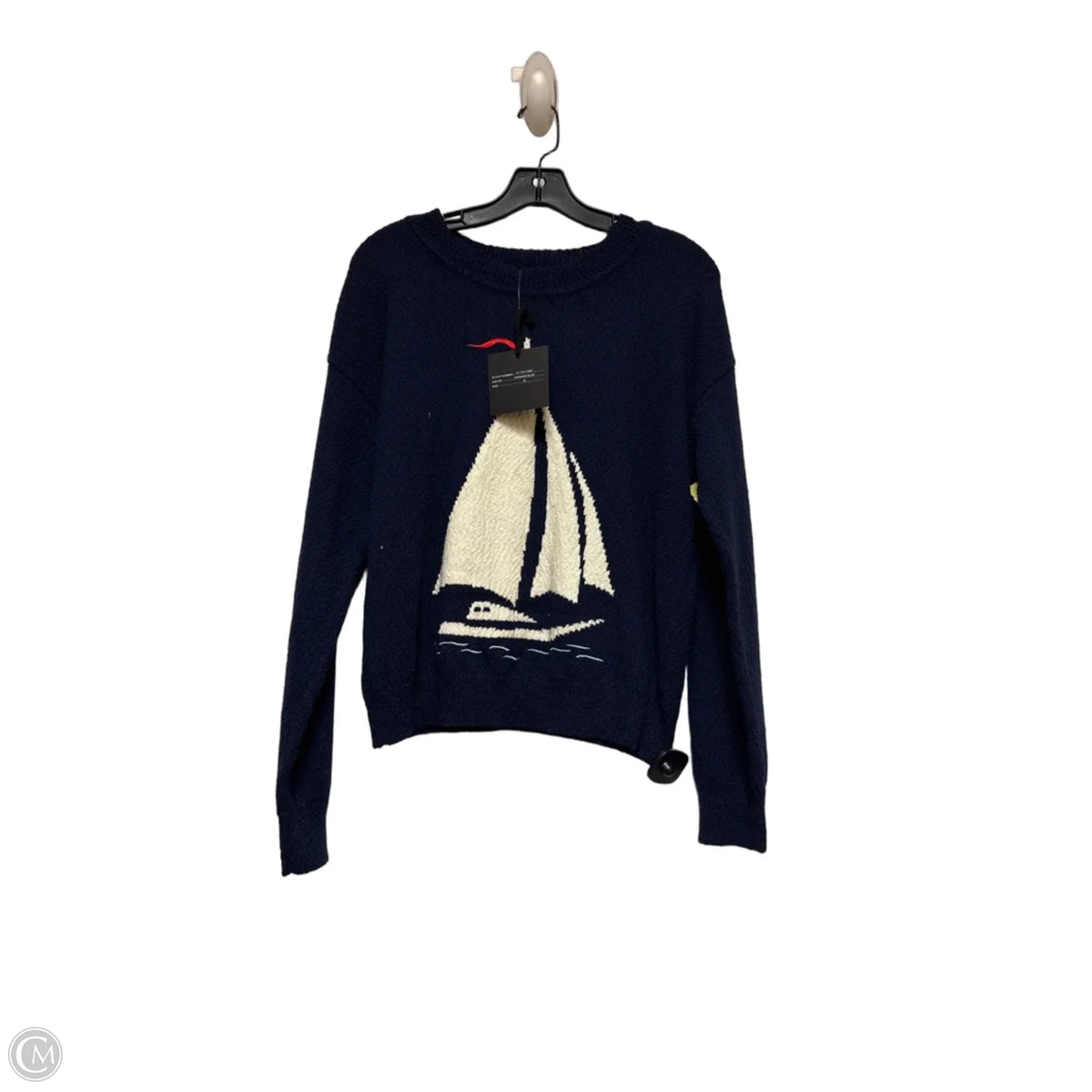 Sweater By Marled In Blue & Red & White, Size: M