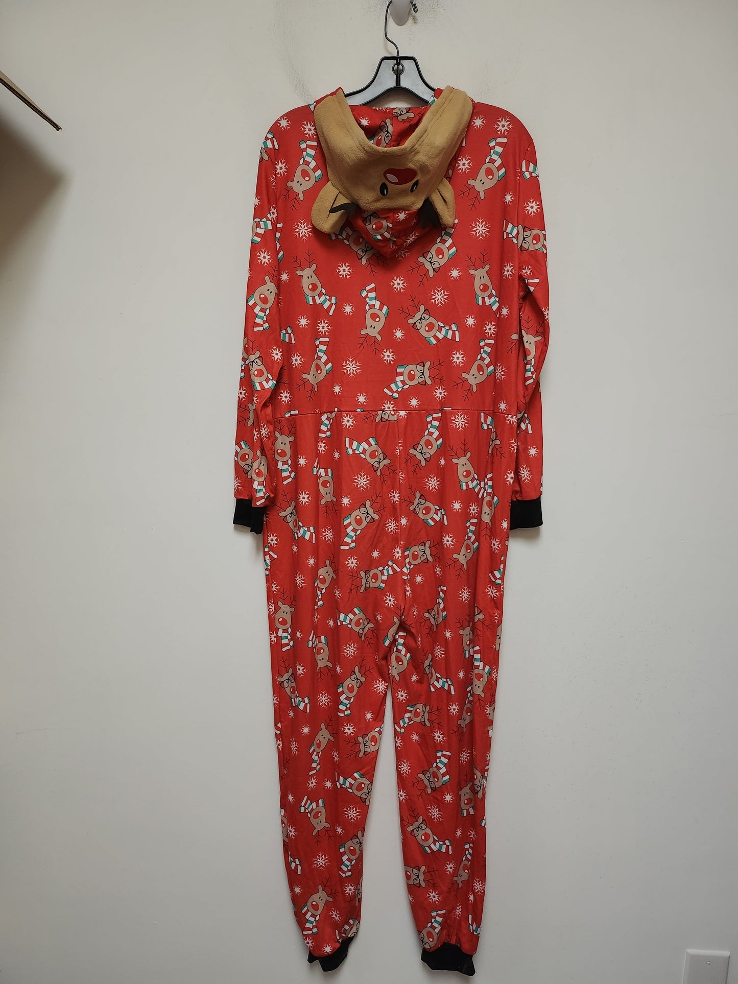 Jumpsuit By Clothes Mentor In Christmas, Size: L