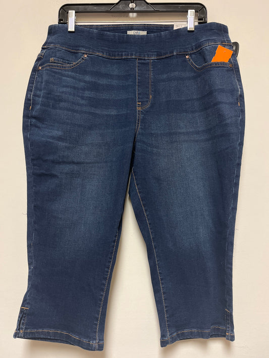 Jeans Cropped By Croft And Barrow  Size: 16