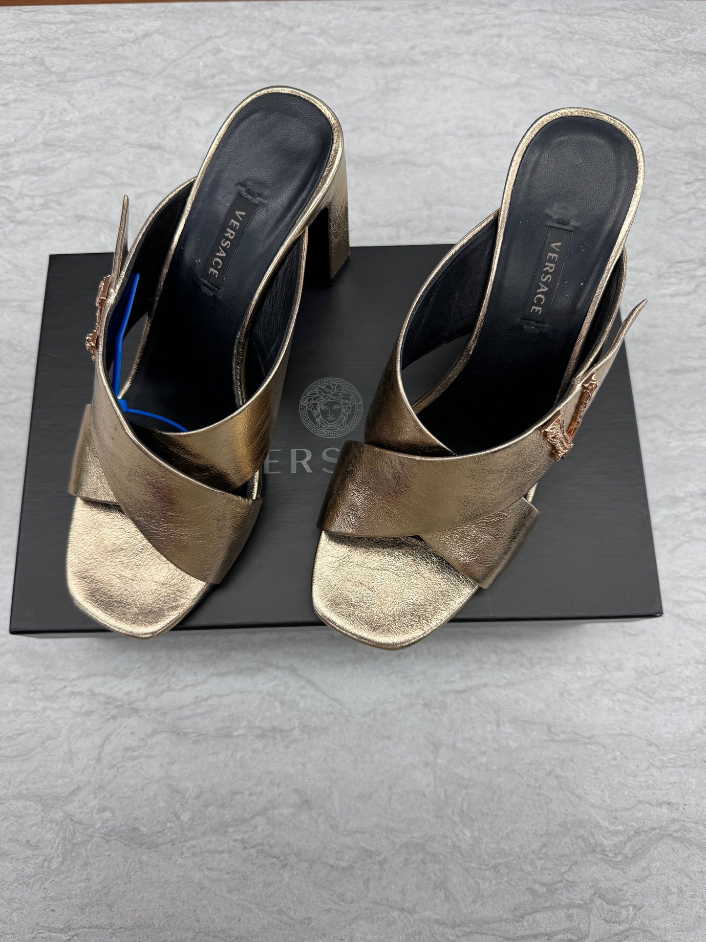 Shoes Luxury Designer By Versace  Size: 7