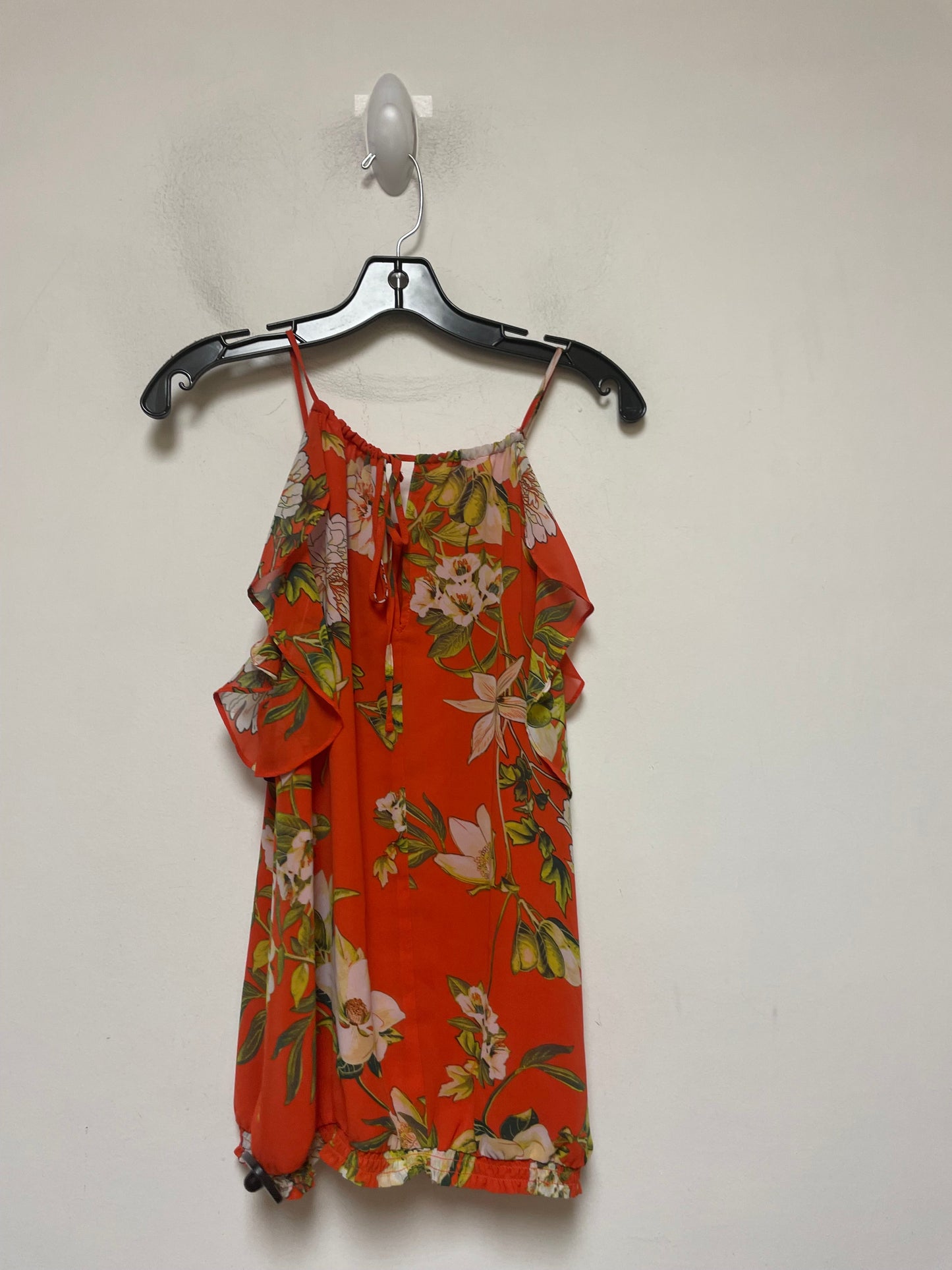 Floral Print Top Sleeveless New York And Co, Size M