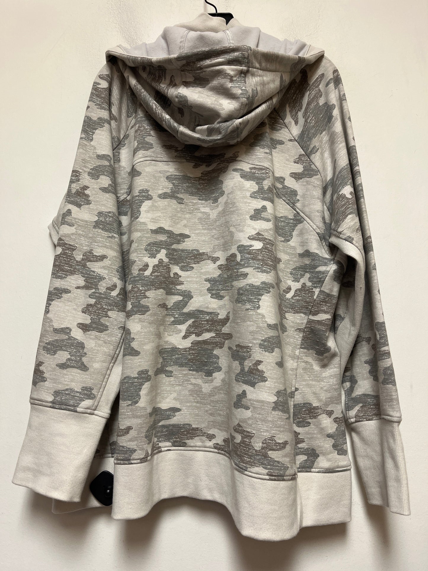 Camouflage Print Sweatshirt Hoodie Athleta, Size 3x