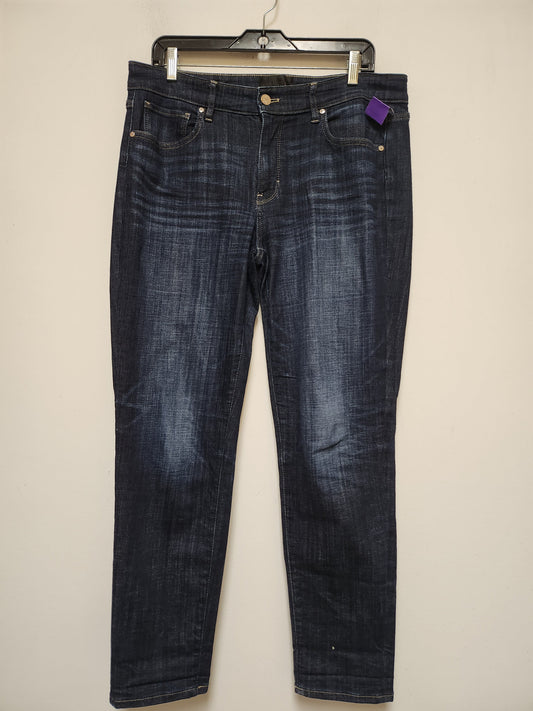 Blue Denim Jeans Straight White House Black Market, Size 10