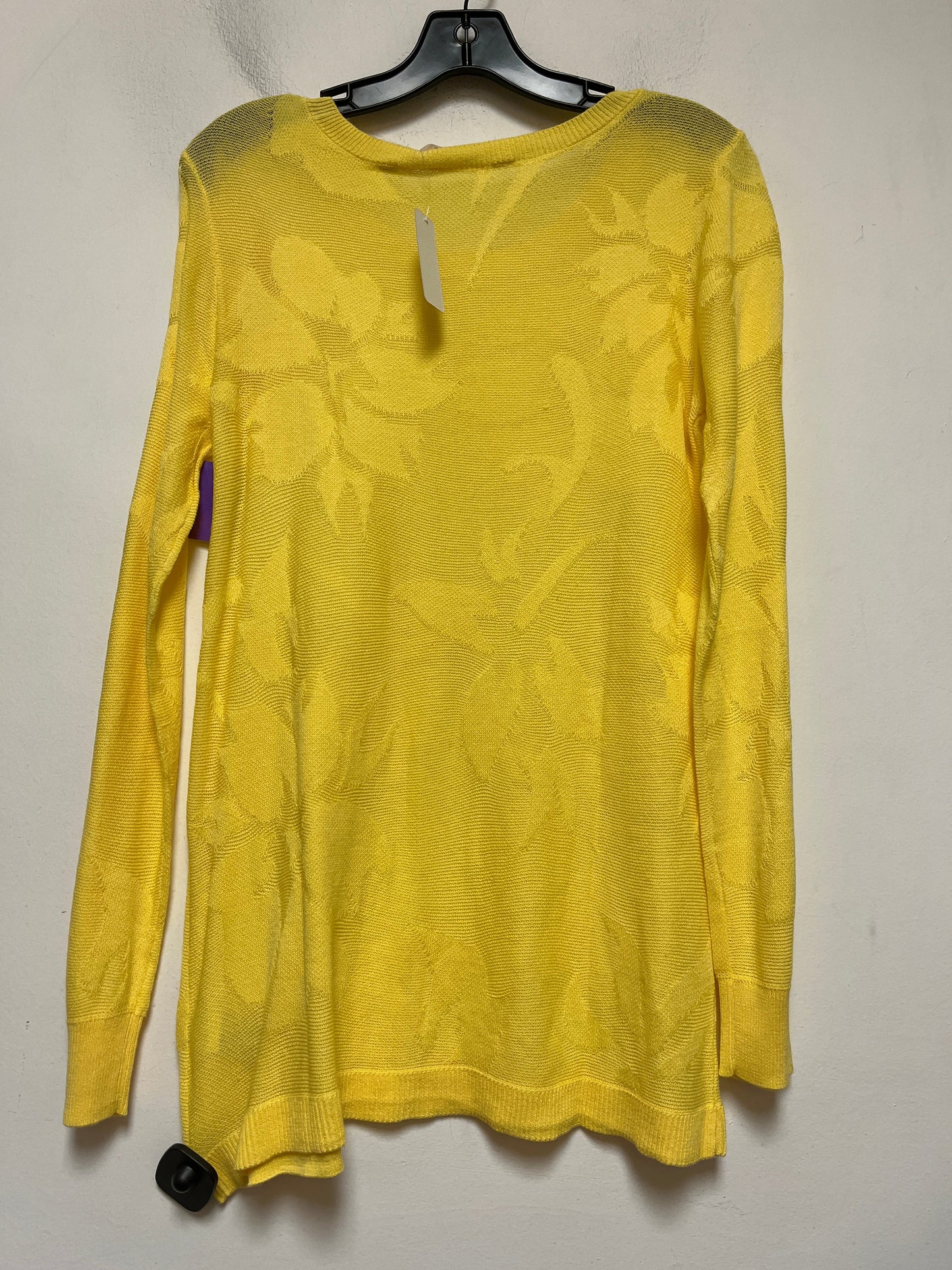 Yellow Sweater Soft Surroundings, Size S