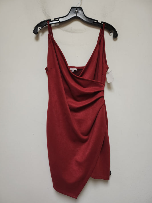 Dress Casual Short By Iris In Red, Size: Xl