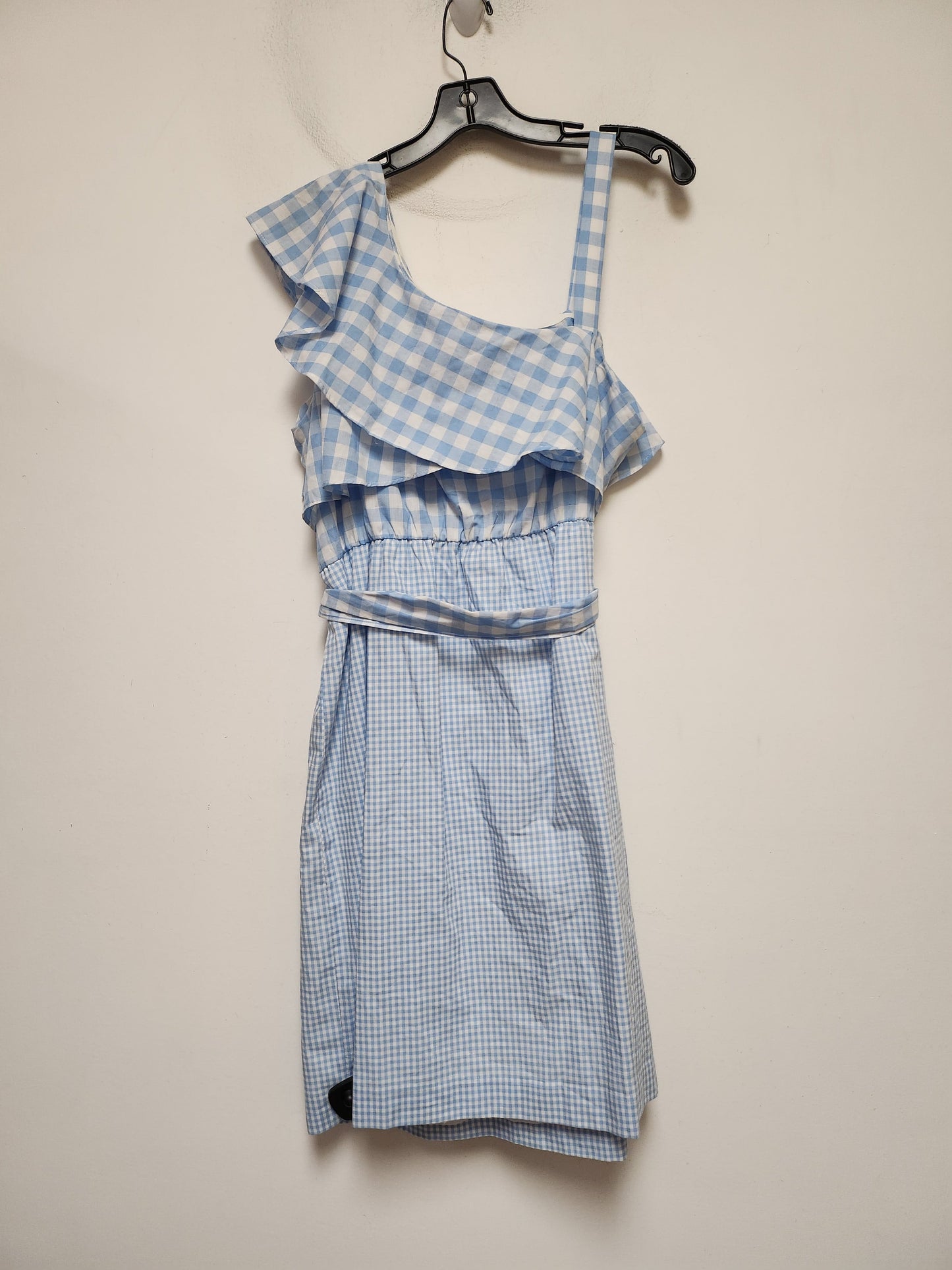 Blue & White Dress Casual Short Calvin Klein, Size Xl