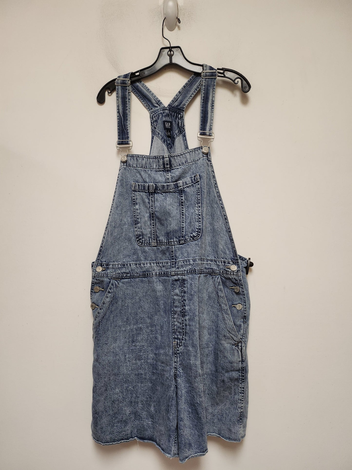 Blue Denim Shortalls Gap, Size 14