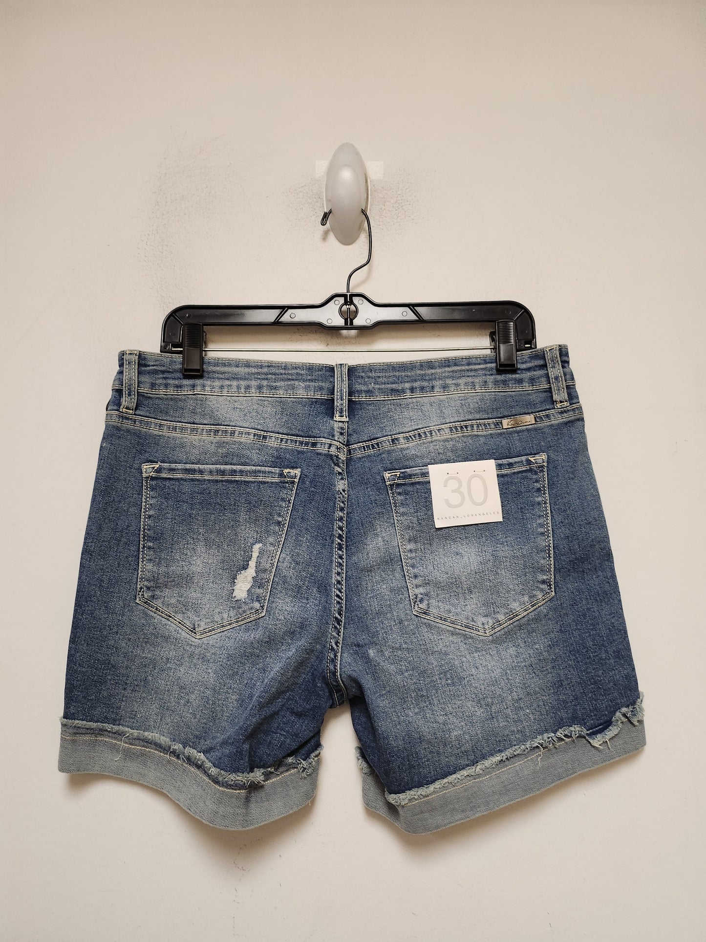Blue Denim Shorts Kancan, Size 8