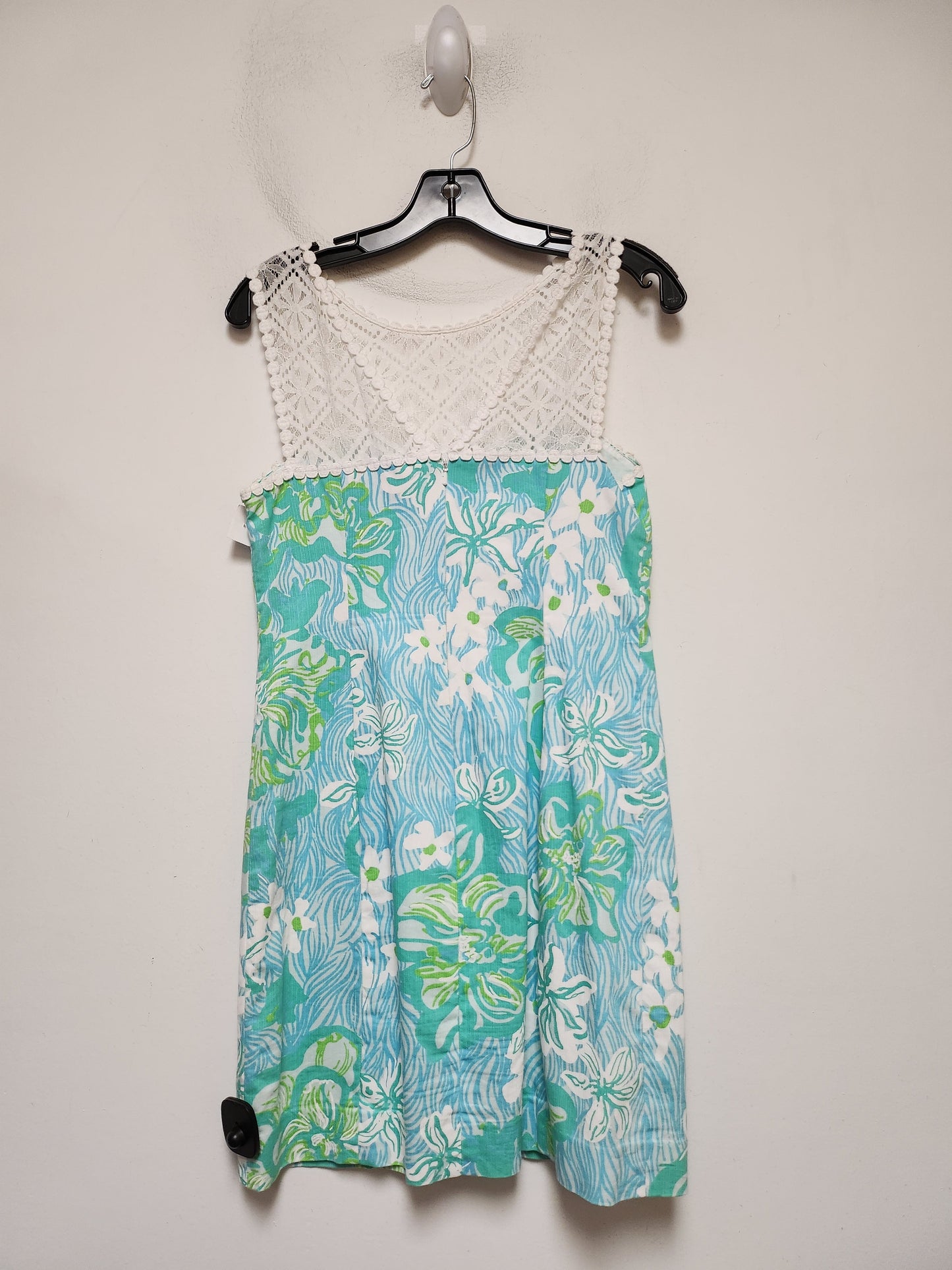 Blue & Green Dress Casual Short Lilly Pulitzer, Size Xs