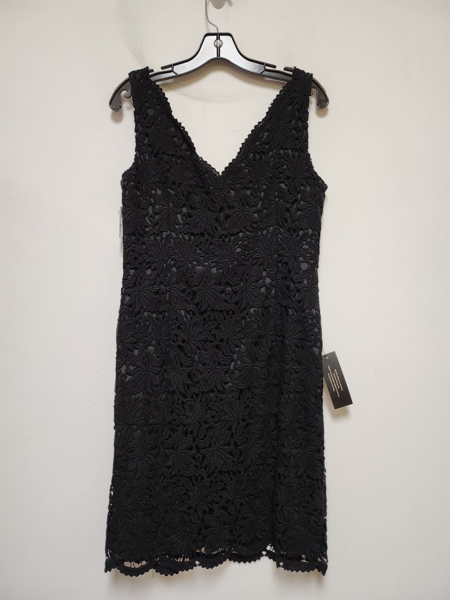 Black Dress Casual Midi Ann Taylor, Size M