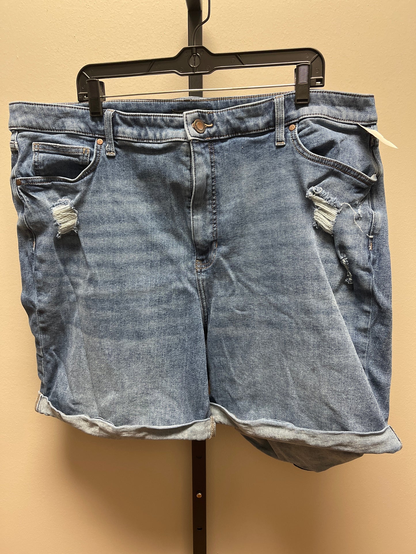 Blue Denim Shorts Simply Vera, Size 22