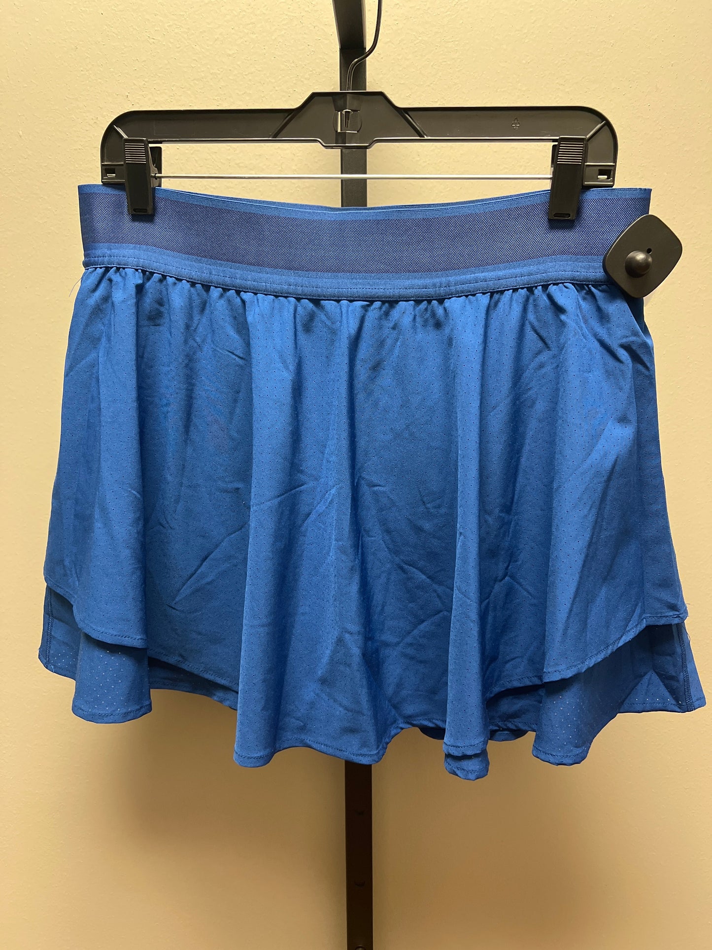 Blue Athletic Skort 90 Degrees By Reflex, Size Xl