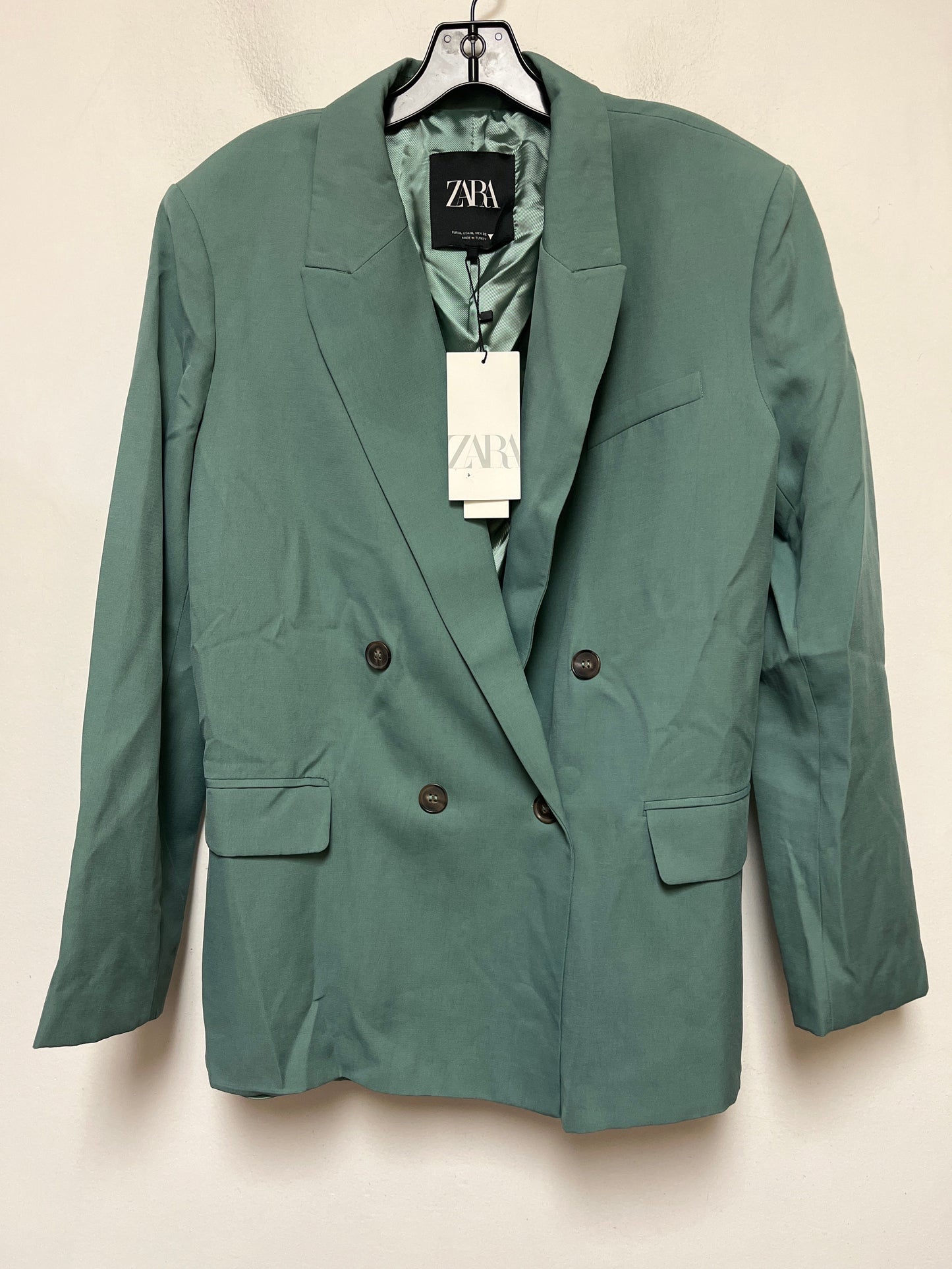 Green Blazer Zara, Size Xl